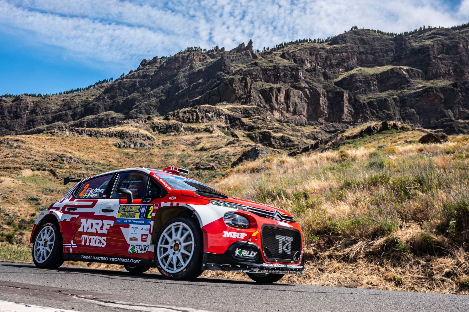 Mads Østberg, Citroën na trati Rallye Islas Canarias 2023