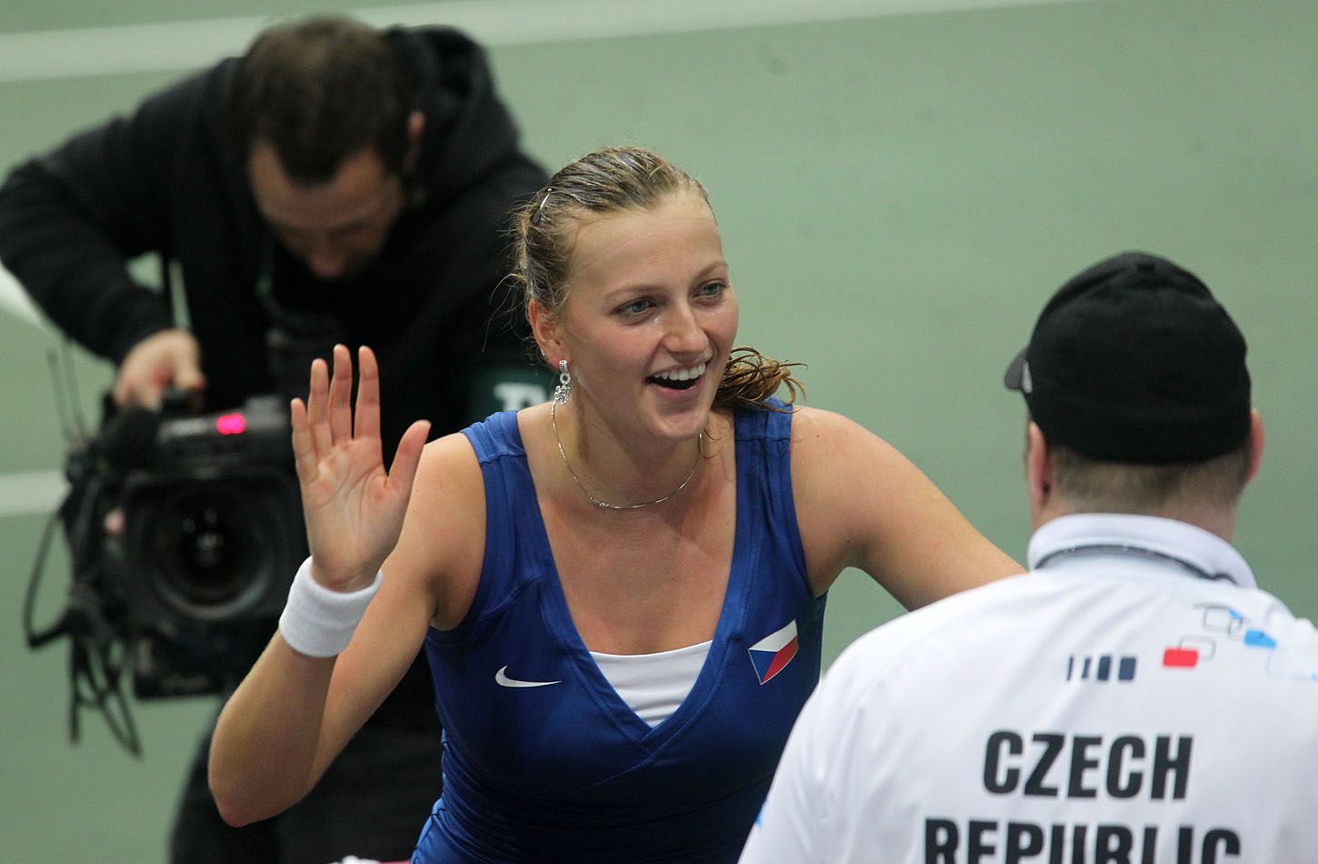 Fed Cup Česko - Austrálie: Petra Kvitová