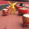 Přípravy na stadionu v Pekingu před startem MS