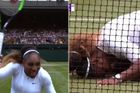 Serena šla na Wimbledonu do kolen, Djokovič ukázal pěvecké i taneční nadání