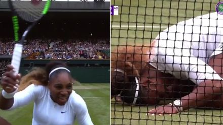 Serena šla na Wimbledonu do kolen, Djokovič ukázal pěvecké i taneční nadání