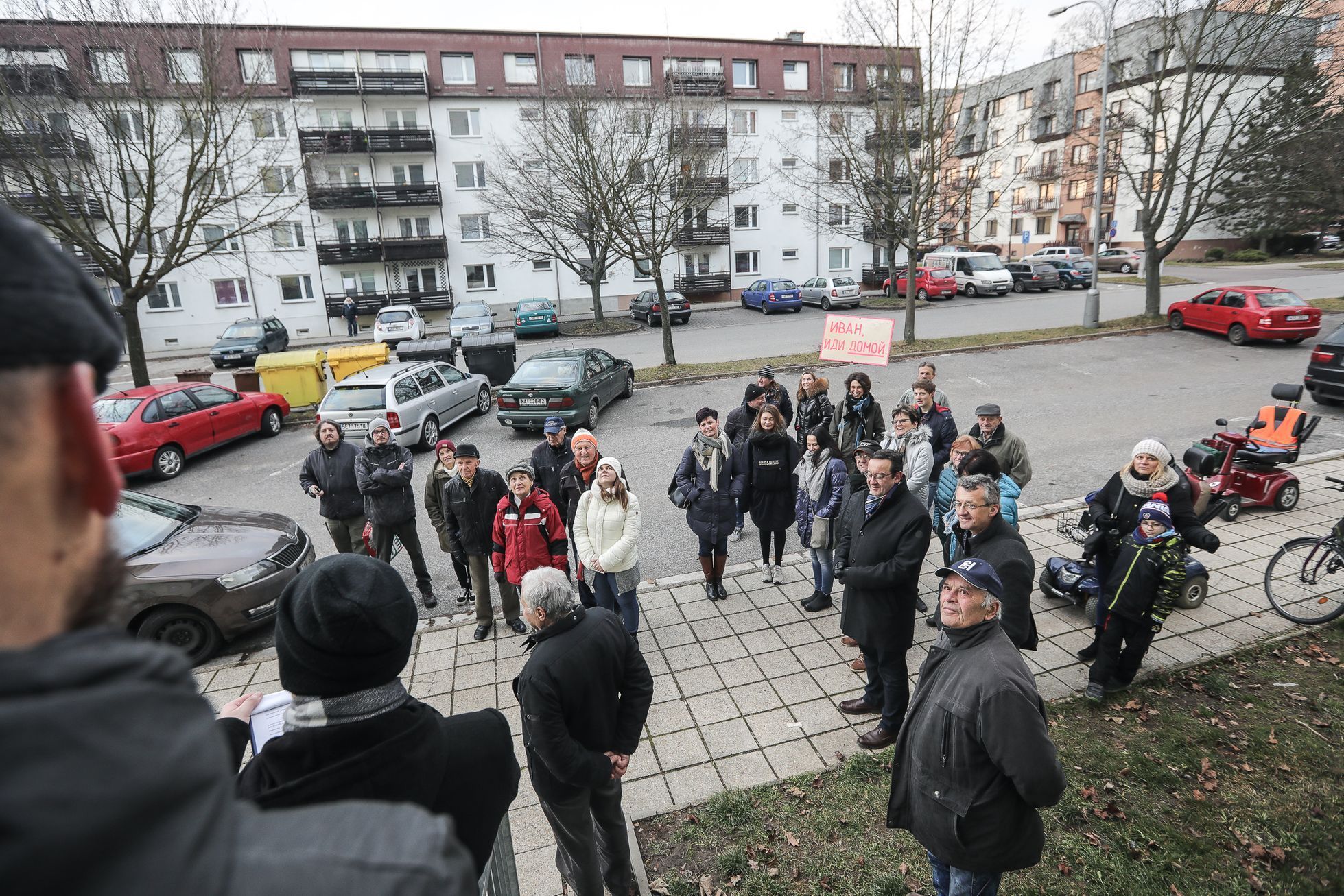 Pochod po 30. letech proti Sovětské okupaci a vojsku ve městě - Vysoké Mýto