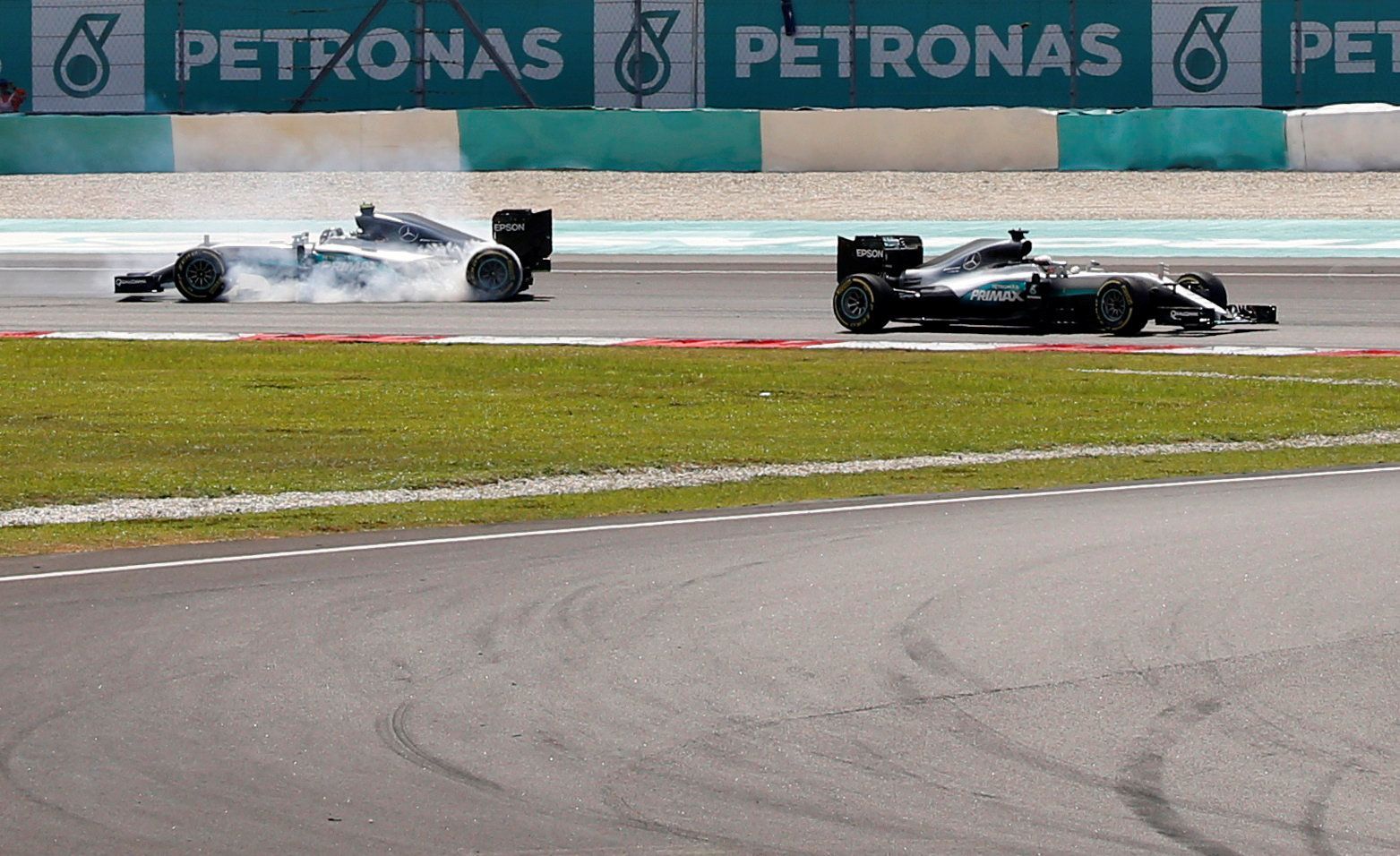 F1, VC Malajsie 2016:  Nico Rosberg a Lewis Hamilton Mercedes