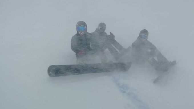 Počasí snowboardistům v Erzurumu opravdu nepřeje