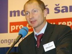 Petr Zimmermann na akci ODS.