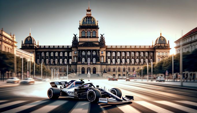 Velká cena formule 1 v Praze pode umělé inteligence ChatGPT