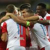 Slávistická radost v zápase 2. kola F:L Slavia - Příbram
