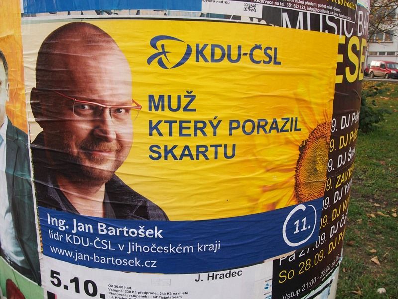 Veselí nad Lužnicí - volební plakát