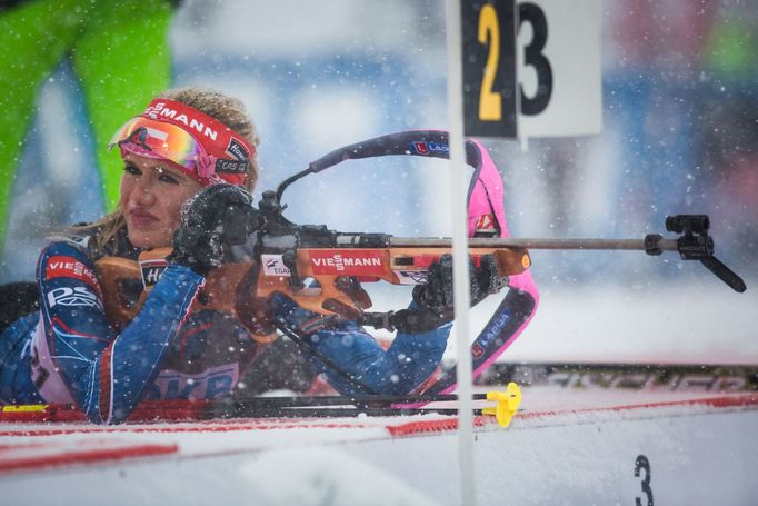 Biatlon, SP NMNM, stíhačka Ž: Gabriela Soukalová