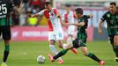 Ivan Schranz a Endre Botka v odvetě 3. předkola LM Slavia - Ferencváros