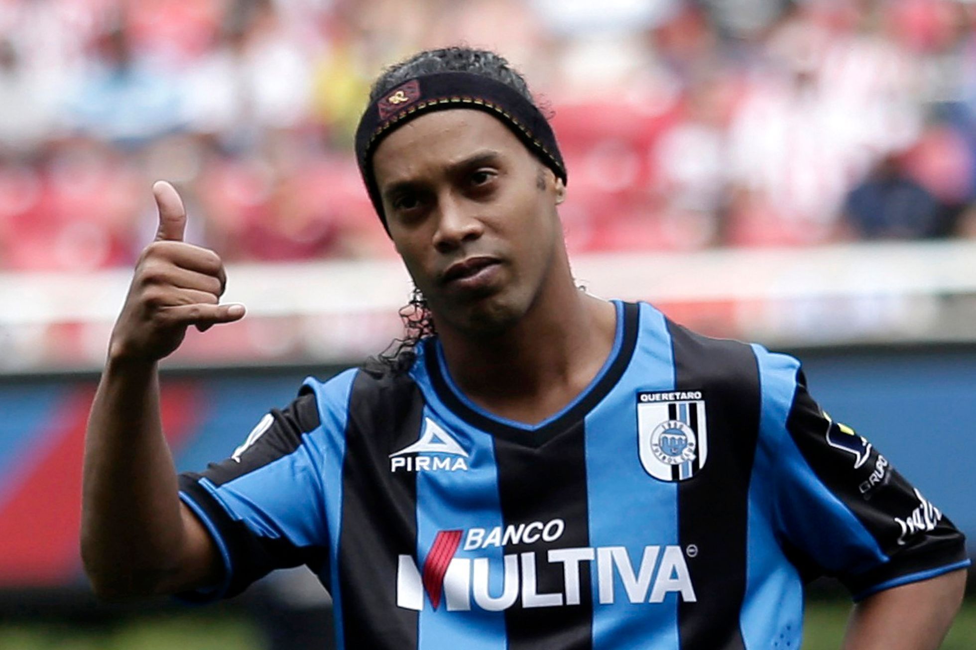 Ronaldinho v dresu Queretaro