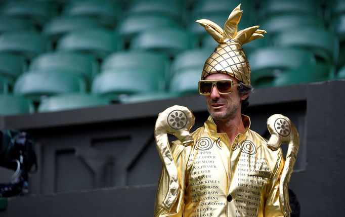 Osmifinále Wimbledonu 2018: Fanoušek