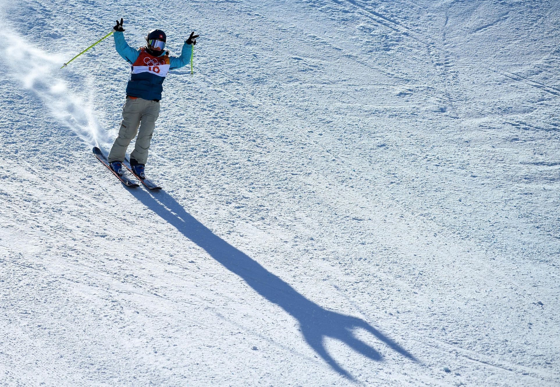 Vítězka slopestylu Sarah Höfflinová ze Švýcarska