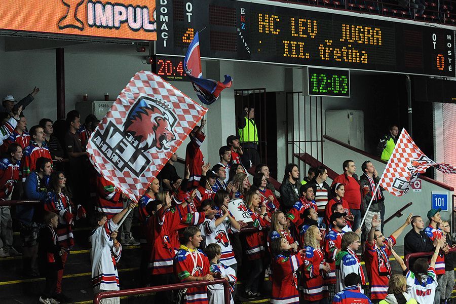 Lev Praha vs. Chanty-Mansijsk, utkání KHL - fanoušci