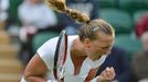 Petra Kvitová ve Wimbledonu