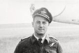 Bohumír Krézek již jako navigátor bombardovacího letadla.