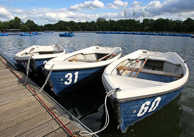 Hyde Park. Za čtyři roky tu snad budou moct plavat triatlonisté.