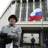 Krym - Simferopol - 28. 2. 2014 - veterán z druhé světové války