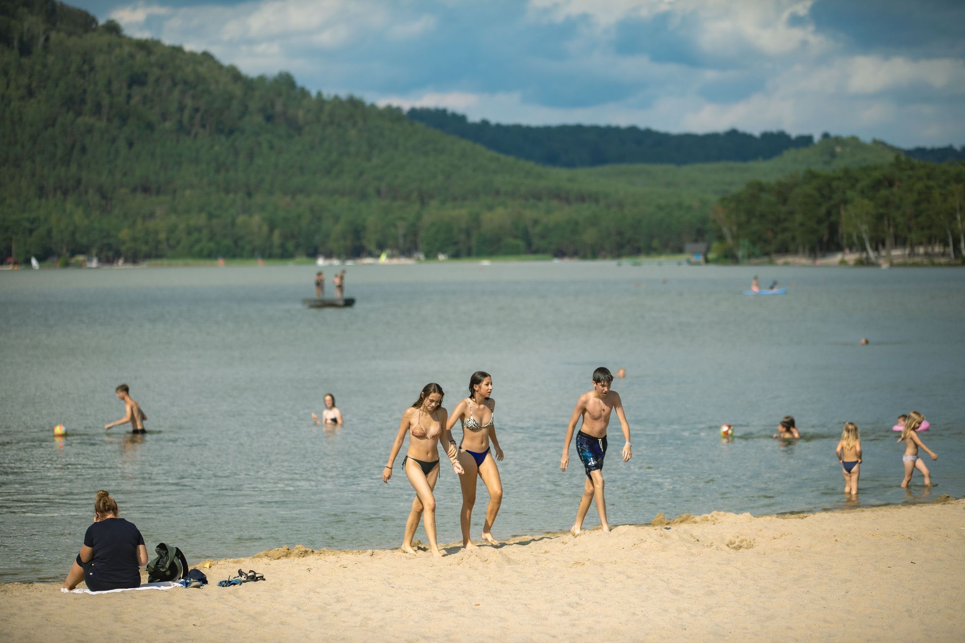 Máchovo jezero, Doksy, kemp Bílý kámen, Mácháč