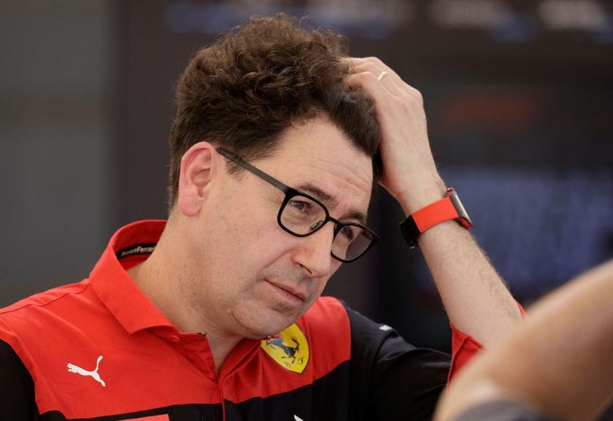 Šéf týmu Ferrari Mattia Binotto (2022)