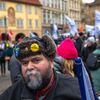 Stávka odborů, protest, demonstrace, pochod