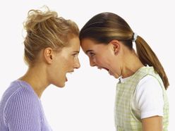 Matka se hádá s dcerou