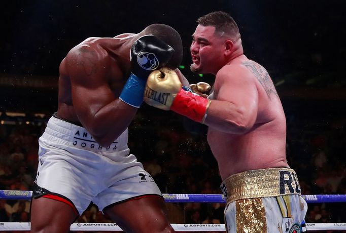 Andy Ruiz v utkání s Anthony Joshuou (2019)