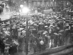 Svíčková manifestace na Velký pátek v Bratislavě