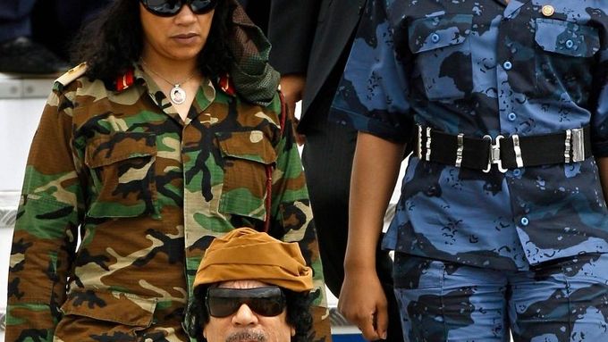 Kaddáfího bodyguardky - ilustrační foto.