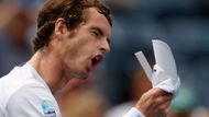 Andy Murray se pak mohl rozčilovat jen na kus svého oblečení a silný vítr.