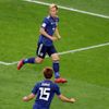 Keisuke Honda slaví gól v zápase Japonsko - Senegal na MS 2018