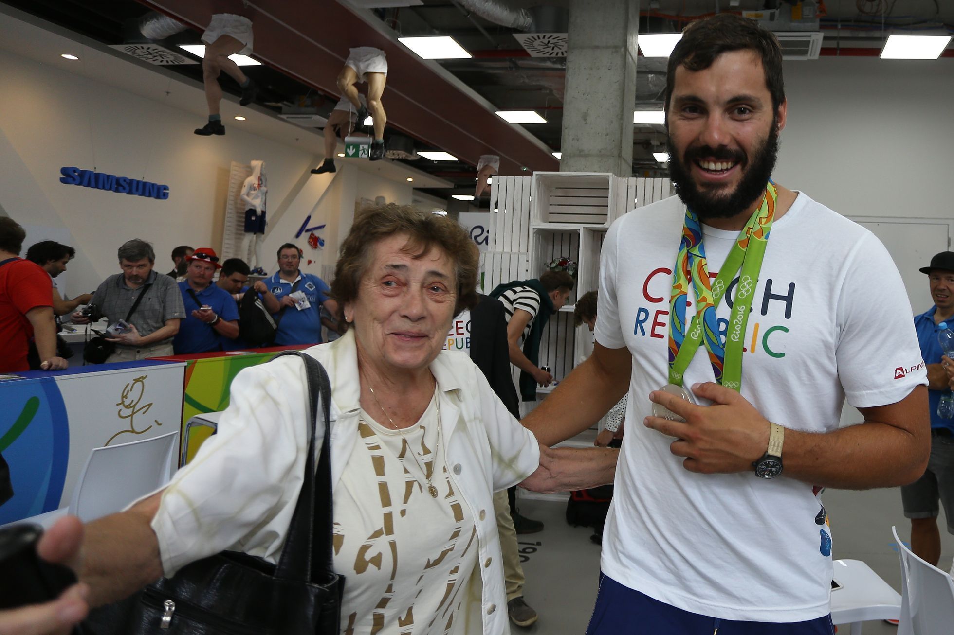 Čeští olympionici po návratu z Ria