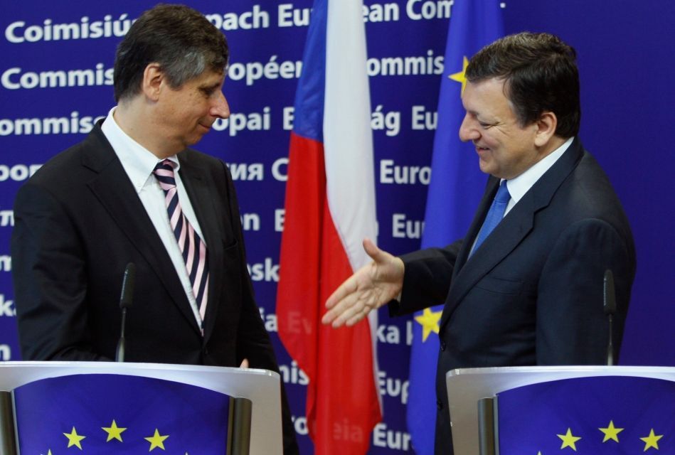 José Manuel Barroso, Jan Fischer