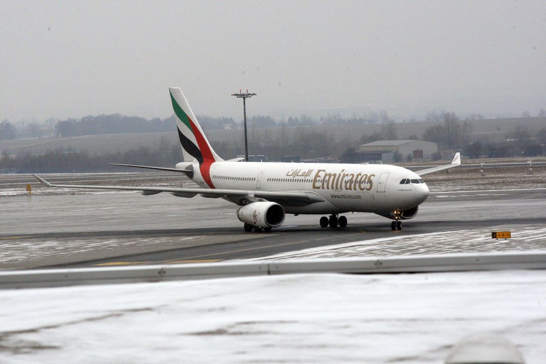 Dubaj: letiště společnosti Emirates