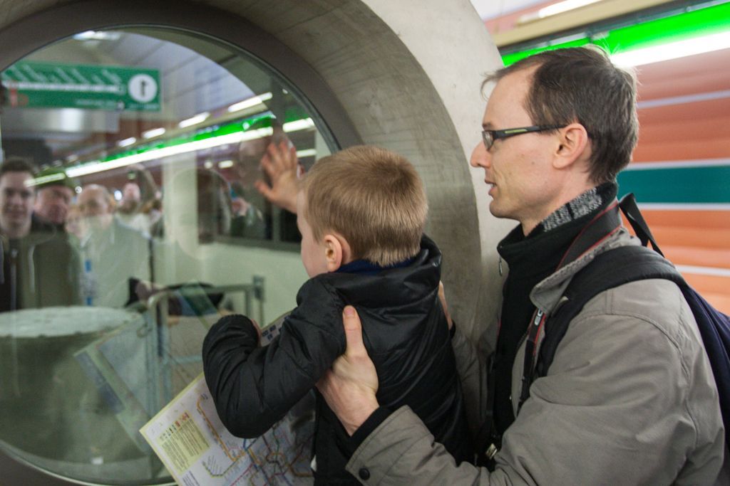 Otevření nového úseku metra