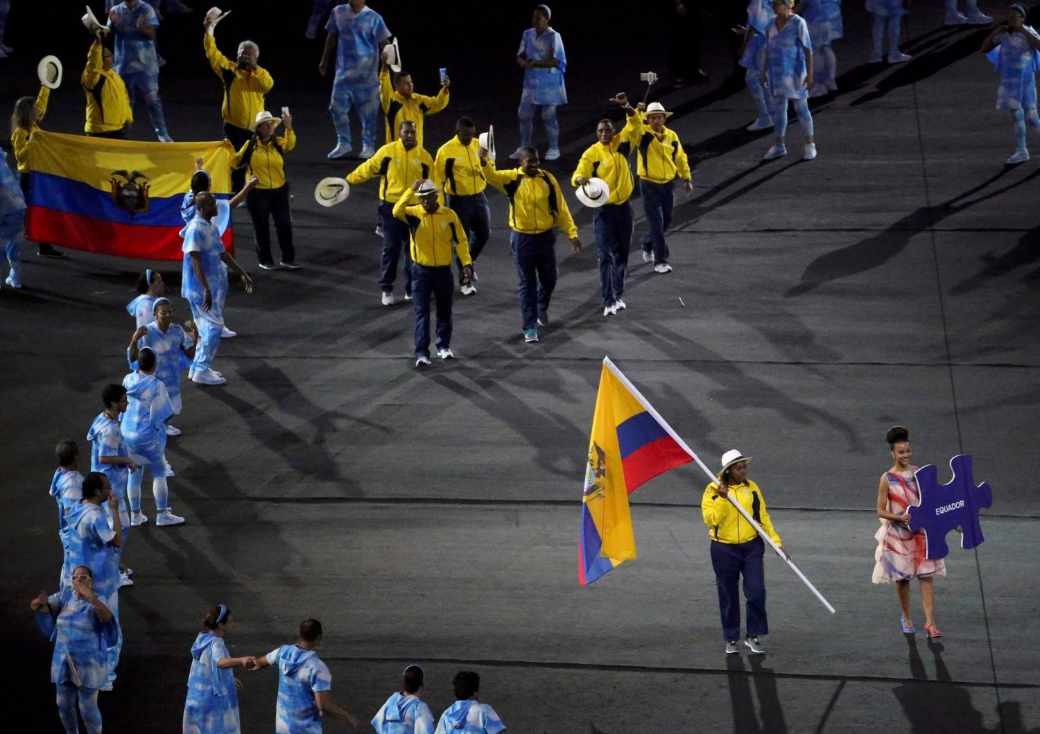 Zahajovací ceremoniál paralympiády 2016 - Ekvádor