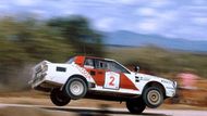 Björn Waldegard s Toyotou Celicou letící