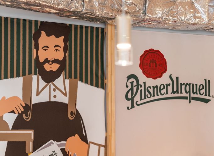 Pivo je – zcela přiznaně – jedním z hlavních tahounů českého národního pavilonu.