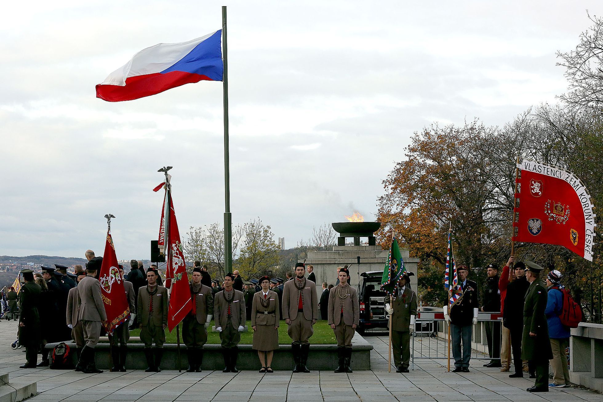 Pietní akt na Vítkově 28.10.2017