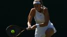 Petra Kvitová v utkání 2. kola Wimbledonu 2023