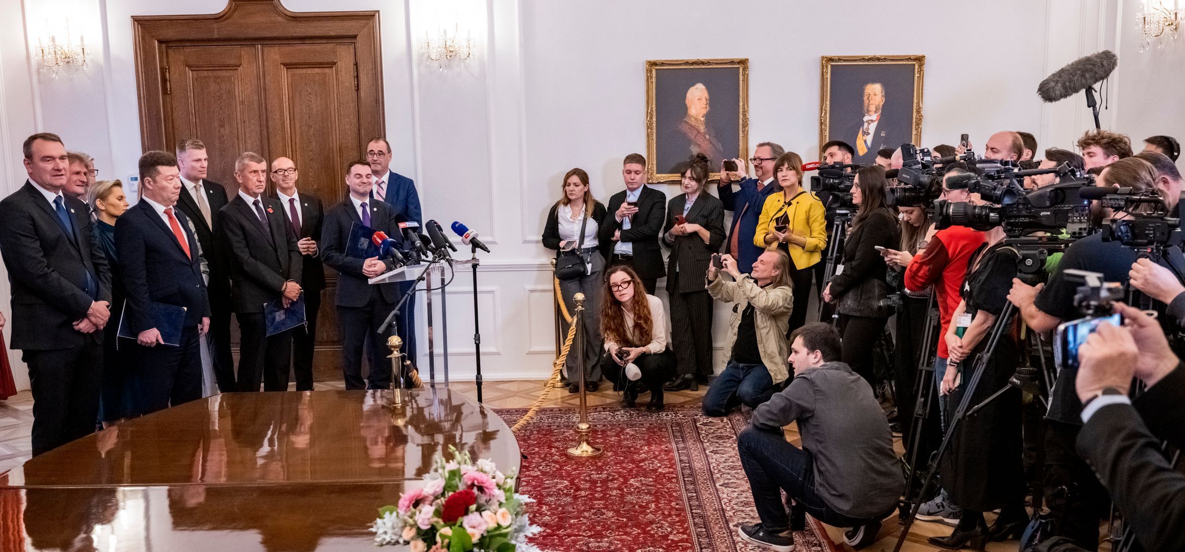 ČR, sněmovna, ustavující schůze, koauliční smlouva, ANO, Motoristé SPD