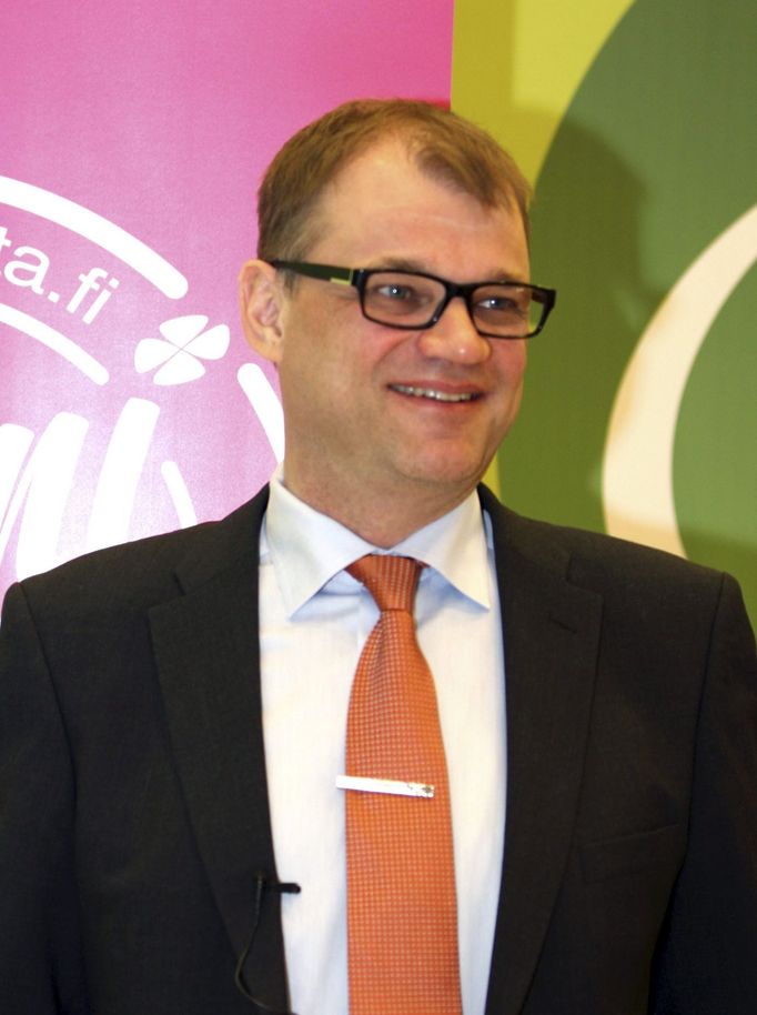 Juha Sipilä, lídr finské agrárně-liberální Strany středu.