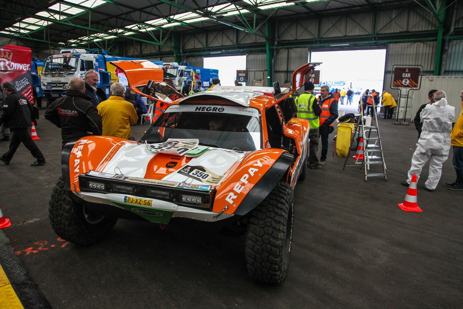 Rallye Dakar 2017, odjez z Le Havre: Ebert Dollevoet, Volvo