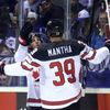 Anthony Mantha slaví gól v zápase Slovensko - Kanada na MS 2019