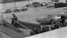 The casket of former U.S. President John F. Kennedy is loaded aboard Air Force One at Love Field in Dallas,Texas, in this handout image taken on November 22, 1963. Friday, November 22, 2013, will mark the 50th anniversary of the assassination of President Kennedy.