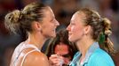 Karolína Plíšková a Petra Kvitová ve finále turnaje v Sydney 2015