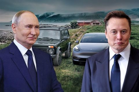 Putin vs. Musk - Lada vs. Tesla