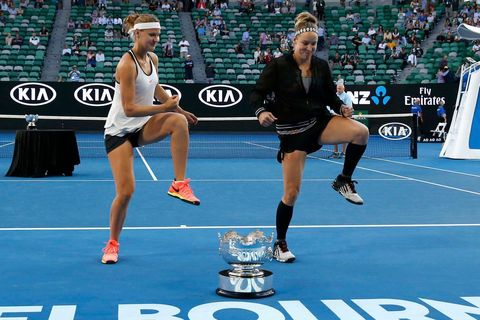 Australian Open 2017, finále čtyřhry Ž: Lucie Šafářová a Bethanie Mattek-Sandsová