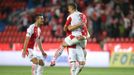 4. kolo Fortuna:Ligy 2020/21, Slavia - Teplice: Radost fotbalistů Slavie.