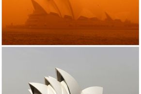 Sydney zahalila prašná bouře